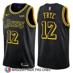 Maillot Los Angeles Lakers Channing Frye Ciudad 2018 Noir