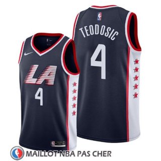 Maillot Los Angeles Clippers Milos Teodosic Ville 2019 Bleu