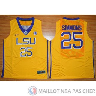 Maillot NCAA Ben Simmons Dorado
