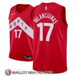Maillot Toronto Raptors Jonas Valanciunas Earned 2018-19 Rouge