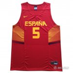 Maillot Fernandez Espana 2014 #5 Rouge