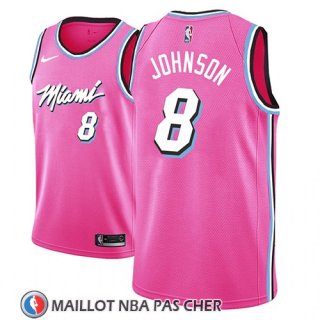 Maillot Miami Heat Tyler Johnson Earned 2018-19 Rosa