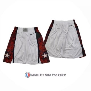 Short USA 2024 Blanc