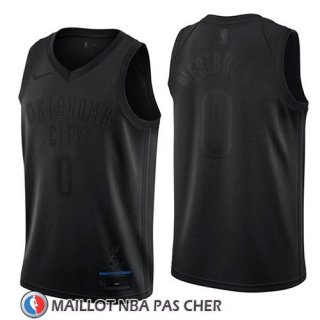 Maillot Oklahoma City Thunder Russell Westbrook Mvp Noir