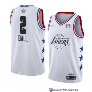 Maillot All Star 2019 Los Angeles Lakers Lonzo Ball Blanc