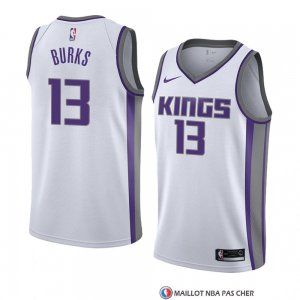 Maillot Sacramento Kings Alec Burks Association 2018 Blanc