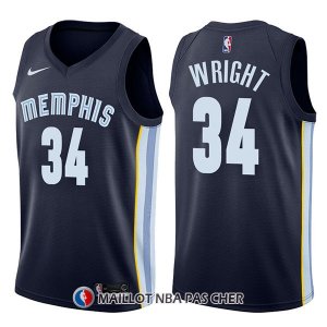 Maillot Memphis Grizzlies Brandan Wright Icon 34 2017-18 Bleu