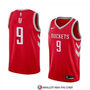 Maillot Houston Rockets Zhou Qi Icon 2018 Rouge