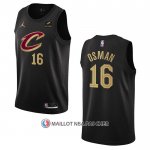 Maillot Cleveland Cavaliers Cedi Osman NO 16 Statement 2022-23 Noir