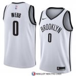 Maillot Brooklyn Nets James Webb Association 2017-18 Blanc