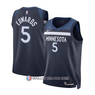 Maillot Enfant Minnesota Timberwolves Anthony Edwards Icon Bleu