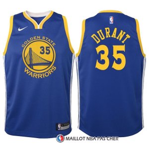 Maillot Enfant Golden State Warriors Durant 2017-18 35 Bleu