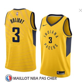 Maillot Indiana Pacers Aaron Holiday Statement 2018 Jaune