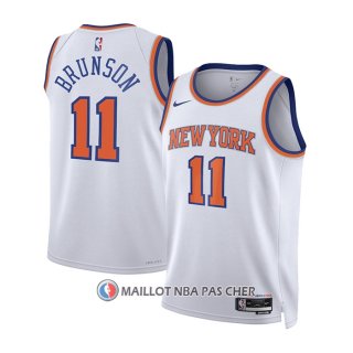 Maillot Enfant New York Knicks Jalen Brunson Association 2022-23 Blanc