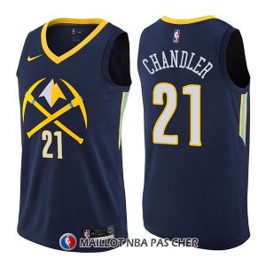 Maillot Denver Nuggets Wilson Chandler Ciudad 21 2017-18 Bleu