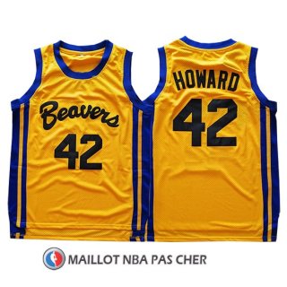 Maillot Pelicula Beavers Howard 42 Jaune