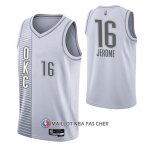 Maillot Oklahoma City Thunder Ty Jerome NO 16 Ville 2021-22 Blanc