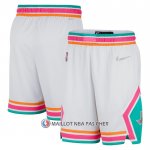 Short San Antonio Spurs Ville 2021-22 Blanc