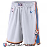 Short Oklahoma City Thunder 2017-18 Blanc