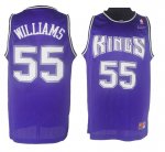 Maillot Retro Kings Williams 55 Pourpre