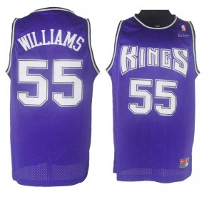 Maillot Retro Kings Williams 55 Pourpre