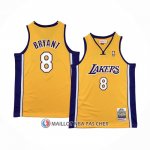 Maillot Enfant Los Angeles Lakers Kobe Bryant NO 8 Mitchell & Ness 1999-00 Jaune