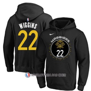 Veste a Capuche Golden State Warriors Andrew Wiggins Ville 2022-23 Noir