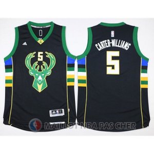 Maillot Noir Carter Williams Milwaukee Bucks Revolution 30
