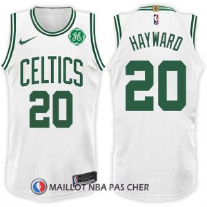 Maillot Boston Celtics Gordon Hayward 20 2017-18 Blanc  Maillot Boston Celtics Gordon Hayward 20 2017-18 Blanc