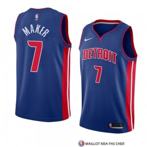 Maillot Detroit Pistons Thon Maker Icon 2018 Bleu