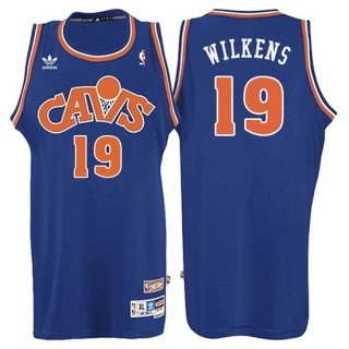Maillot Retro 2008 Cavaliers Wilkens 19 Bleu