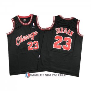 Maillot Enfant Chicago Bulls Michael Jordan NO 23 Noir4