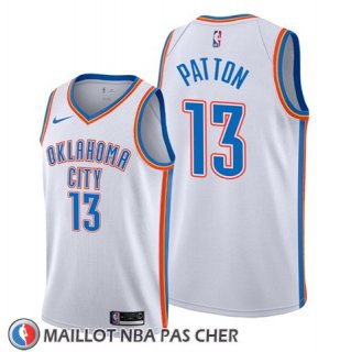 Maillot Oklahoma City Thunder Justin Patton Association Blanc