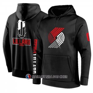 Veste a Capuche Portland Trail Blazers Damian Lillard Noir