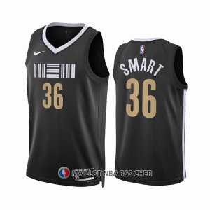Maillot Memphis Grizzlies Marcus Smart NO 36 Ville 2023-24 Noir