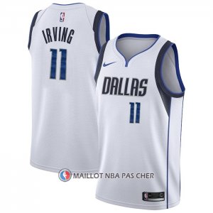 Maillot Dallas Mavericks Kyrie Irving NO 11 Association 2022-23 Blanc