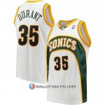 Maillot Enfant Seattle Supersonics Kevin Durant NO 35 Mitchell & Ness 2006-07 Blanc