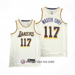 Maillot Los Angeles Lakers x X-box Master Chief NO 117 Blanc
