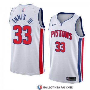 Maillot Detroit Pistons James Ennis Iii Association 2018 Blanc