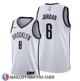 Maillot Brooklyn Nets Deandre Jordan Association Blanc