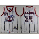 Maillot NBA Olajuwon Houston Rockets Blanc