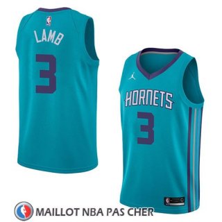 Maillot Charlotte Hornets Jeremy Lamb No 3 Icon 2018 Vert