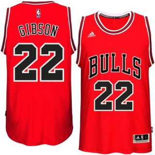Maillot Bulls Gibson 22 Rouge