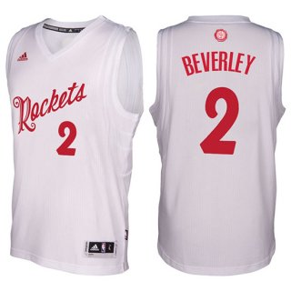 Maillot Navidad 2016 Patrick Beverley Rockets 2 Blanc