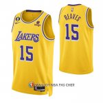 Maillot Los Angeles Lakers Austin Reaves NO 15 Icon 2022-23 Jaune