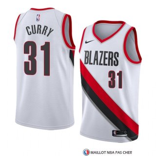 Maillot Portland Trail Blazers Seth Curry Association 2018 Blanc