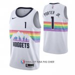 Maillot Denver Nuggets Michael Porter JR. Ville Blanc