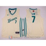 Maillot Enfant Lin New Orleans Hornets #7 Blanc