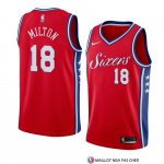 Maillot Philadelphia 76ers Shake Milton Statement 2018 Rouge