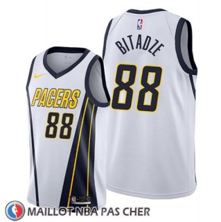 Maillot Indiana Pacers Goga Bitadze Earned Blanc